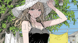 キャミソール姿の若い女性 | 5933667-14373