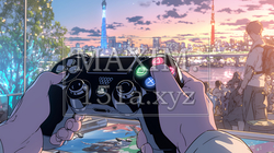 ゲームに集中する男性の手元｜コントローラーを握る若い男性のライフスタイルイメージ | 593671-20442
