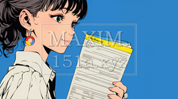 書類を確認するビジネスウーマン | 5951184-13157