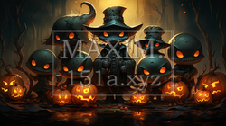 本格的なハロウィン仮装をしている子供