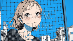 憧れの男性を眺めている女の子
