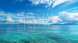 南国の海と空の背景イメージ精緻CG画 | 6117449-441