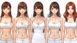 オーダーメードクローン彼女の宣伝用画像：お好みに合わせて微調整可能