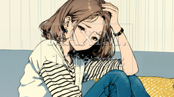 腹痛（生理痛）に苦しむ若い女性 | 6178957-15193