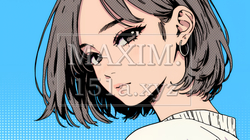 嫉妬の表情を浮かべる若い女性 | 6202095-17115