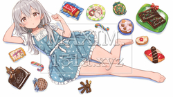 怠惰：夏休みをだらだら過ごしている少女