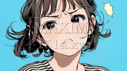 口と顔を歪めて嫌な感情を表している若い女性 | 6267640-5661
