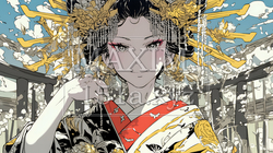 花魁（おいらん）現代風