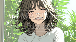 声をあげて大笑いする若い女性 | 6318619-14075