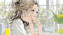スキンケアを念入りに行う若い女性 | 6327945-15904