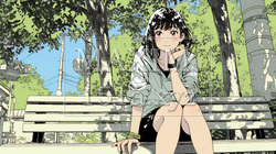 5月病の若い女子大学生 | 6331542-14355