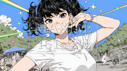 生意気な（挑戦的・自信満々・勝ち誇った）顔をしている女の子 | 6406505-7543