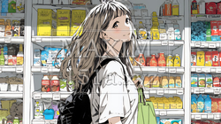 スーパーマーケットで買い物をしている若い女性 | 6428810-15813