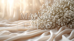 結婚式をイメージした白基調の背景画像 | 6434079-20160