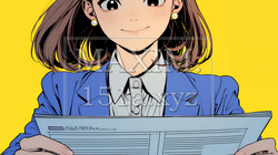 書類を確認するビジネスウーマン | 644938-13159