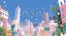 大都市のビル街（ポップでキュートな表現） | 6480843-11523