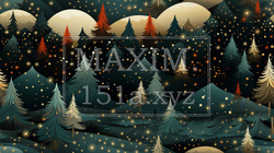 クリスマスツリーの連続パターン | 6496190-2578