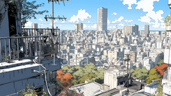 都市の町並みと青空 | 6526545-11571