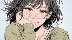 笑顔一杯の若い女性 | 657163-6892