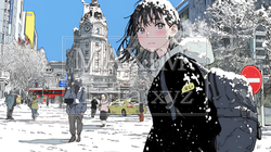 都市の雪景色 | 6599825-6466