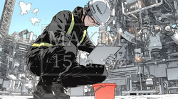 設備点検をする作業員 | 6619906-7485