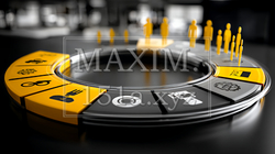 PDCA：「Plan（計画）」「Do（実行）」「Check（評価）」「Action（改善）」のイメー