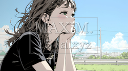 じっと遠くを見つめている若い女性 | 6671397-8814