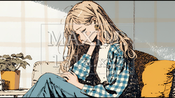 腹痛（生理痛）に苦しむ若い女性 | 6698951-15186