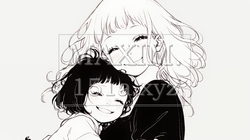 赤ん坊と母親（シンプルな色使い） | 681086-12575