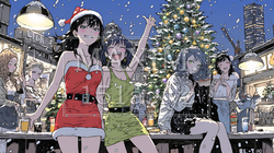 若者たちのクリスマスパーティ | 6858193-6671