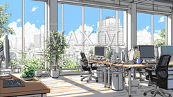 近代的なオフィス空間 | 6888778-11249