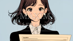 書類を確認するビジネスウーマン | 6927480-13162
