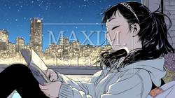 資料（本）を読みながら、うとうと眠ってしまう若い女性 | 6986294-15992
