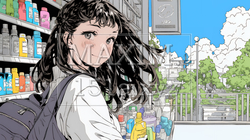 ドラッグストアでコスメを選ぶ若い女性 | 7002405-16101