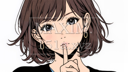 指を唇に当てて「シーShh」というジェスチャーをしている女性 | 7032088-13212