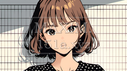 怯えた表情の若い女性 | 7055308-13908