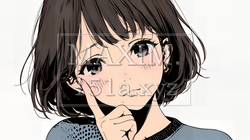 お茶目な（生意気な表情をした遊び心のある）若い女性 | 7055475-17094