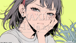 歯痛で頬を押さえている女性 | 7057869-12449