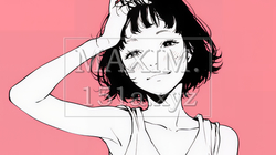 気恥ずかしそうに頭をかき、ごまかすような仕草を見せる若い女性（シンプルな色使い） | 7089102-14130
