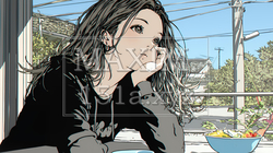 心配事があって食が進まない女性 | 7104732-8063