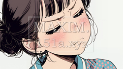 口と顔を歪めて嫌な感情を表している若い女性 | 7117525-5667