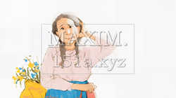 情緒不安定で少し認知障害のある初老の女性 | 7143538-7088