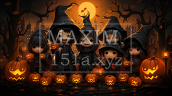 本格的なハロウィン仮装をしている子供 | 7153775-18611