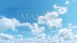 雲のある空の背景イメージ精緻CG画 | 7238469-449