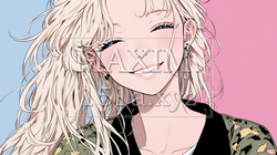笑顔一杯の若い女性 | 7246449-6889