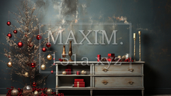 メリークリスマス：ミニマルアート（Minimalism）的表現の背景画像 | 7273748-2715
