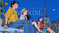 夜の街でたむろっているティーンエージャーたち | 736609-6530