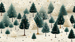 クリスマスツリーの連続パターン | 7454022-2570