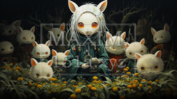 ハロウィンの夜の草むらや森に潜む魑魅魍魎達 | 757513-18608
