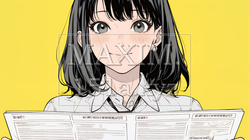書類を確認するビジネスウーマン | 7617516-13155